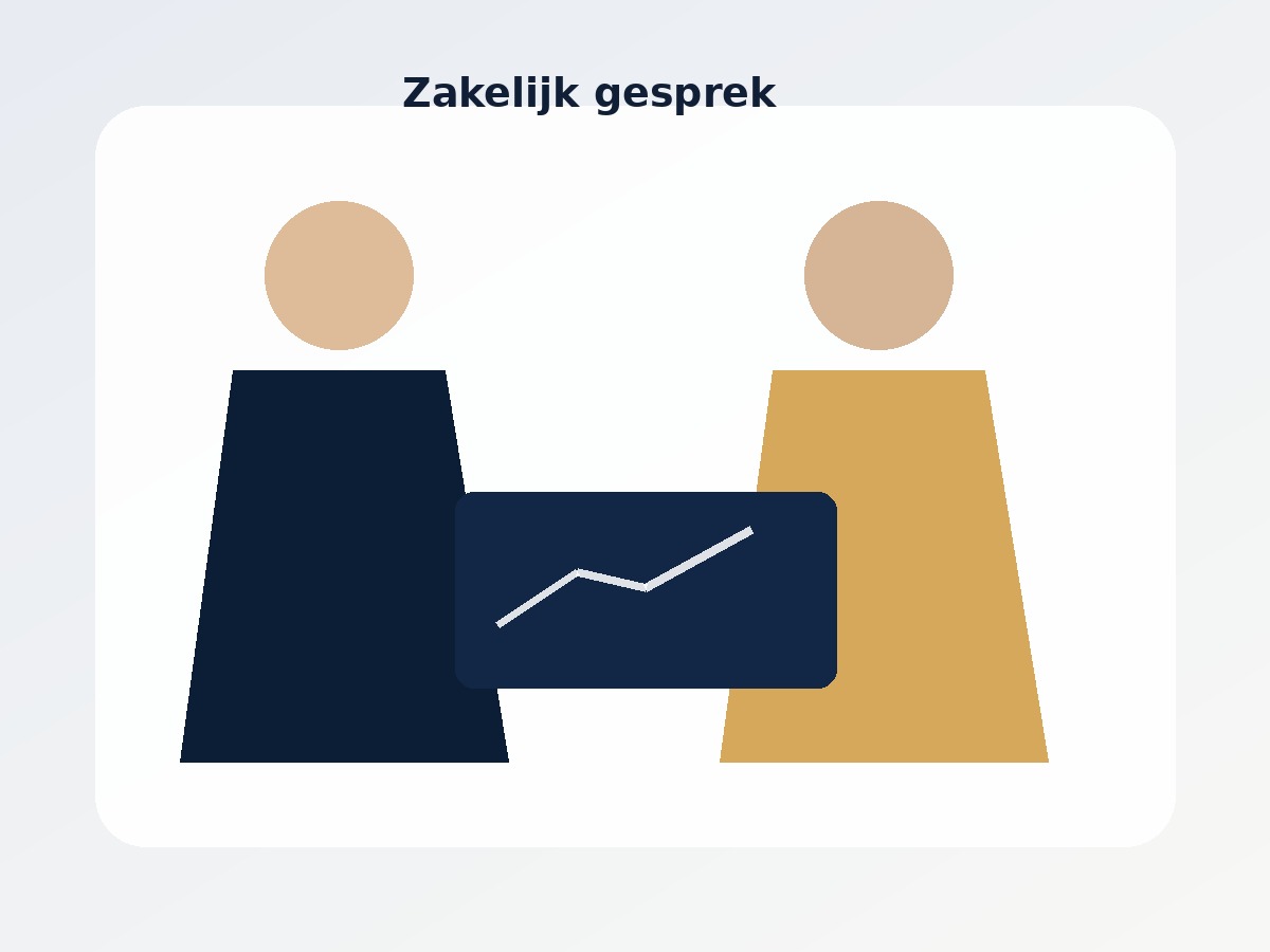 Zakelijk coachgesprek